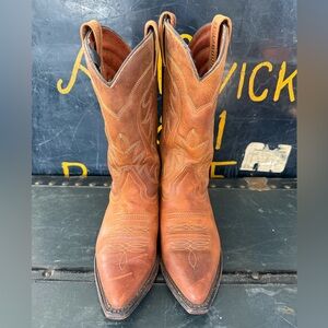 Double H Rustic Leather Cowboy Boots